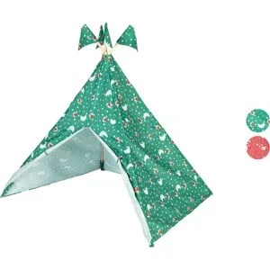 LUPILU® Holz Spielzelt Tipi, mit Baumwolle