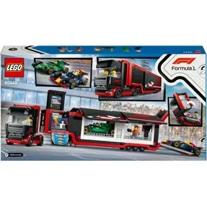 Lego CITY 60445 F1® Transporter mit RB20 & AMR24 F1® Rennautos