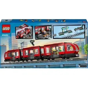 Lego CITY 60423 Downtown Streetcar and Station