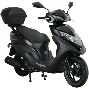 Alpha MOTORS Motorroller Topdrive 125 ccm 85 km/h EURO 5+ schwarz inkl. Topcase