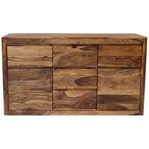 LAKSHMI-indisches-moebelhaus.de Kommode Tina 160x90x45 aus Sheesham-Massivholz
