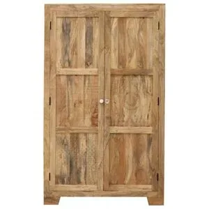 LAKSHMI-indisches-moebelhaus.de Schrank Manu 120x200x60 aus Mangoholz