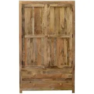LAKSHMI-indisches-moebelhaus.de Schrank Hina 120x200x60 aus Mangoholz
