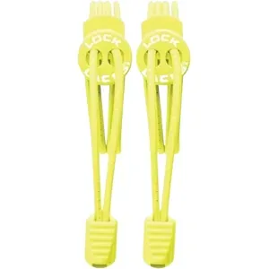 LOCK LACES Schnürsenkel unisex gelb