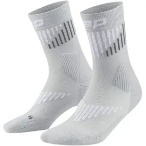 CEP CORE RUN MERINO SOCKS MID CUT 3.0 Damen GREY/WHITE Gr. 37-40