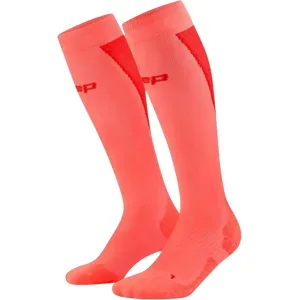 CEP CORE RUN ULTRALIGHT SOCKS TALL 4.0 Damen Neon Coral/Red Gr. 4