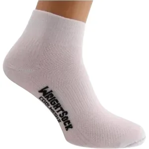 WRIGHTSOCK COOLMESH LL QUARTER LAUFSOCKEN Unisex white S / 34-37