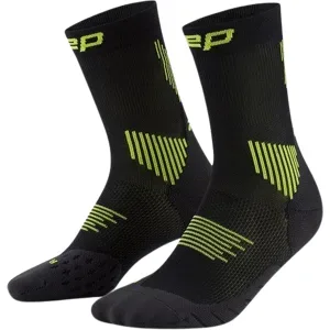 CEP CORE RUN SOCKS MID CUT 5.0 Herren black/lime 39-42