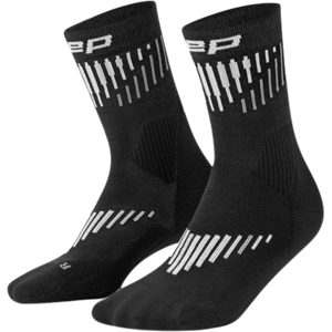 CEP Core Run Merino Laufsocken Herren BLACK/WHITE 45-48+