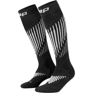 CEP Core Run Merino 3.0 Laufsocken Tall Herren BLACK/WHITE Gr. 5