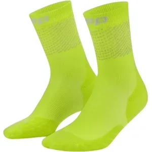 CEP PRO RUN REFLECTIVE SOCKS MID CUT 3.0 Herren Lime 42-45