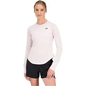 NEW BALANCE Q SPEED JACQUARD LONG SLEEVE Damen Pink L