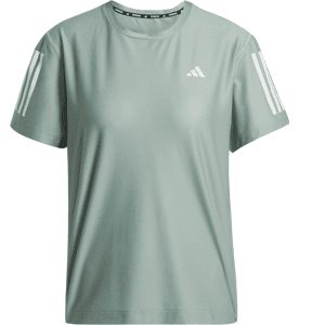 ADIDAS OWN THE RUN T-SHIRT Damen SILVER GREEN XS