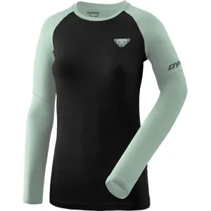 DYNAFIT ALPINE PRO L/S Laufshirt Damen black out JADELITE XL