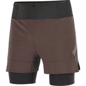 SALOMON SENSE AERO 2IN1 Shorts Herren COFFEE BEAN S