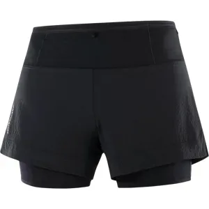 SALOMON SENSE AERO 2IN1 SHORT W Damen DEEP BLACK M