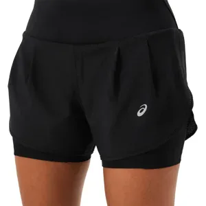 ASICS ROAD 2-N-1 3.5IN SHORT Damen Performance Black/Performance Black M