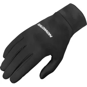 Salomon Tech Softshell Laufhandschuhe Unisex M Deep Black