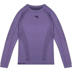 Diadora L. LS Laufshirt Damen Violet Grape Gr. S/M