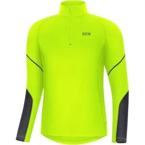 GORE WEAR MID LONG SLEEVE ZIP SHIRT Herren Gelb XXL