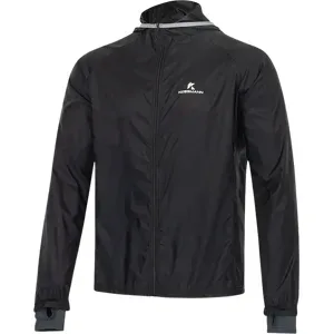 KOSSMANN MICROPLUS LAUFJACKE Herren Schwarz XXL