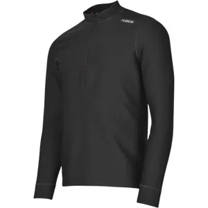 FUSION C3 LS ZIP NECK Herren Schwarz M