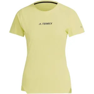 ADIDAS TERREX PARLEY AGRAVIC TRAIL RUNNING ALL-AROUND T-SHIRT Damen Gelb XS