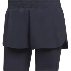 ADIDAS RUN ICONS 2IN1 RUNNING SHORTS Damen Schwarz XS