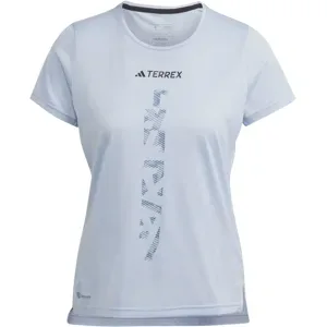 ADIDAS TERREX AGRAVIC TRAIL RUNNING T-SHIRT Damen Blau XS