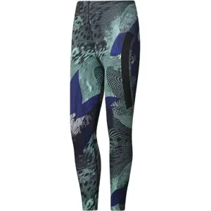 ADIDAS ADIZERO RUNNING ALLOVER PRINT 7/8 LEGGINS Damen Blau XS