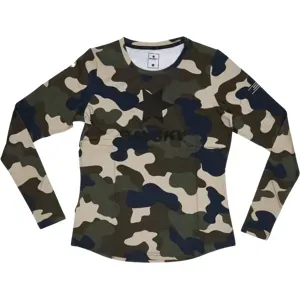 SAYSKY CAMO BLAZE LONGSLEEVE Damen Oliv L