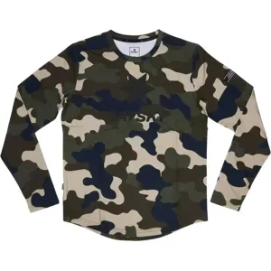 SAYSKY CAMO BLAZE LONGSLEEVE Herren Oliv S