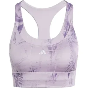 Adidas RUN POCKET BRA medium support Preloved Fig / Ash Purple XS