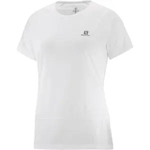 SALOMON T-SHIRT CROSS RUN SS TEE Damen Weiß XS