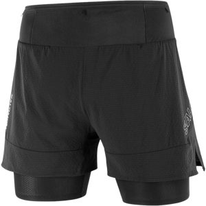 SALOMON SENSE AERO 2IN1 Shorts Herren DEEP BLACK S