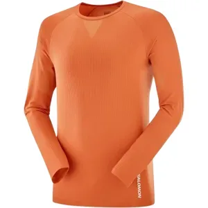 SALOMON SENSE LS TEE HERREN Herren Orange S