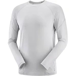 SALOMON CROSS RUN LS TEE Herren Grau S