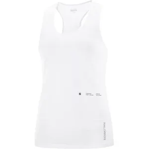 SALOMON CROSS RUN GFX TANK Damen Weiß M