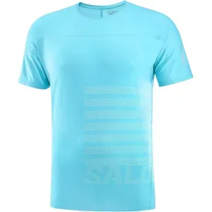 SALOMON AERO GFX TEE Herren Blau L