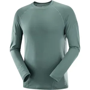 SALOMON CROSS RUN LS TEE Herren Türkis M