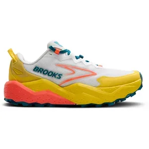 BROOKS CALDERA 8 Trailschuhe Damen Bit of Blue/Quince/Flame B (normal) 36,5