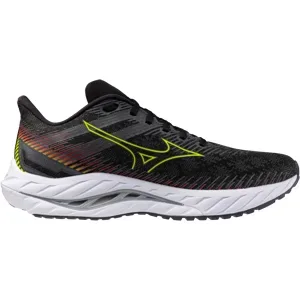 MIZUNO WAVE SIRIUS Laufschuhe Herren Black/Evening Primrose/High Risk Red 42