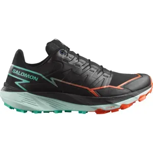 SALOMON THUNDERCROSS Trailschuhe Herren Black / Cherry Tomato / Electric Green 46 2/3