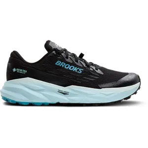 Brooks Cascadia 19 GTX Trailschuhe Damen Black/Ebony/Blue Flower 36,5