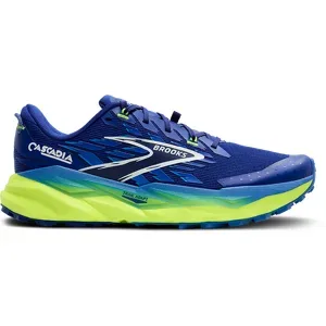 Brooks Cascadia 19 Trailschuhe Herren Surf the Web/Nightlife/White 2E (breit) 43