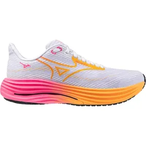 Mizuno WAVE RIDER 29 Laufschuhe Unisex White/Tang Orange/Pink Tetra 40