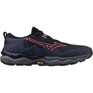 Mizuno WAVE DAICHI 9 GTX Trailschuhe Damen BaritoneBlue/CalypsoCoral/IrisBloom 42,5