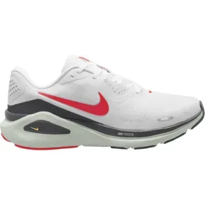 Nike Structure 26 Laufschuhe Herren White/Bright Crimson-Medium Ash 41