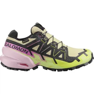 SALOMON SPEEDCROSS 6 GTX Trailschuhe Damen Bog-Dawn Pink-Acid Lime 39 1/3