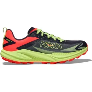 Hoka ZINAL 3 Trailschuhe Damen Squid Ink / Neon Yuzu 42